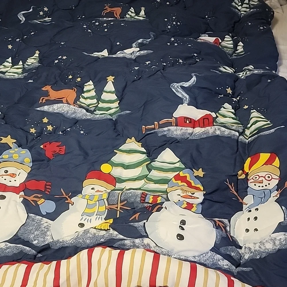 Snowman Twin Comforter from JCPenney. NWOT. 63×86 Inches.